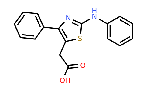 CAS 91234-01-4 | 2-[4-phenyl-2-(phenylamino)-1,3-thiazol-5-yl]acetic acid