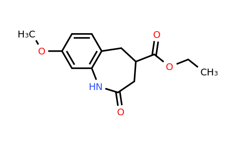 CAS 912366-83-7 | Ethyl 8-methoxy-2-oxo-2,3,4,5-tetrahydro-1H-benzo[B]azepine-4-carboxylate
