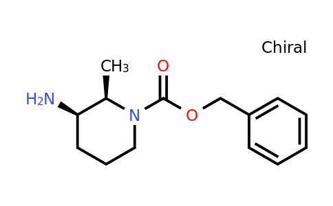 CAS 912451-60-6 | (2R,​3R)​-​rel-1-​Piperidinecarboxylic acid, 3-​amino-​2-​methyl-​, phenylmethyl ester
