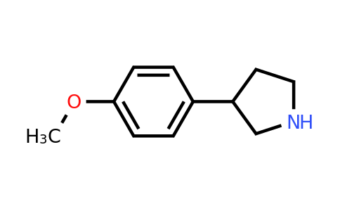 CAS 91246-26-3 | 3-(4-Methoxy-phenyl)-pyrrolidine
