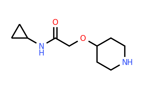 CAS 912761-41-2 | N-Cyclopropyl-2-(piperidin-4-yloxy)acetamide