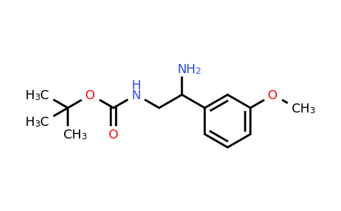 CAS 912762-85-7 | [2-Amino-2-(3-methoxy-phenyl)-ethyl]-carbamic acid tert-butyl ester
