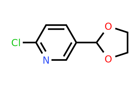 CAS 912770-62-8 | 2-Chloro-5-(1,3-dioxolan-2-YL)pyridine