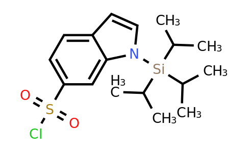CAS 912846-33-4 | 1-[tris(propan-2-yl)silyl]-1H-indole-6-sulfonyl chloride