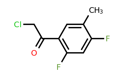 CAS 913073-68-4 | 2-Chloro-1-(2,4-difluoro-5-methylphenyl)ethan-1-one