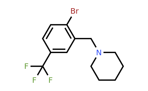 CAS 913296-73-8 | 1-[[2-bromo-5-(trifluoromethyl)phenyl]methyl]-piperidine