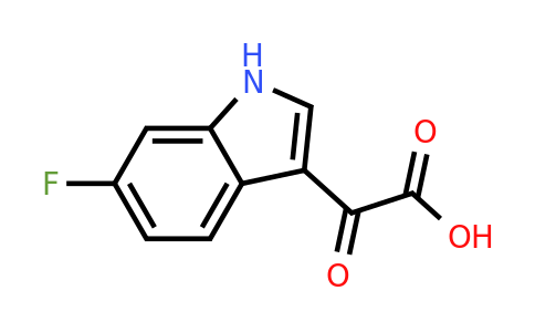 CAS 913320-98-6 | 2-(6-Fluoro-1H-indol-3-yl)-2-oxoacetic acid