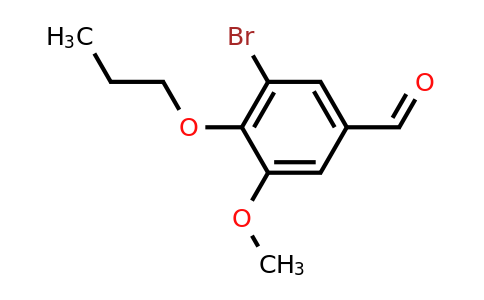 CAS 91335-52-3 | 3-bromo-5-methoxy-4-propoxybenzaldehyde