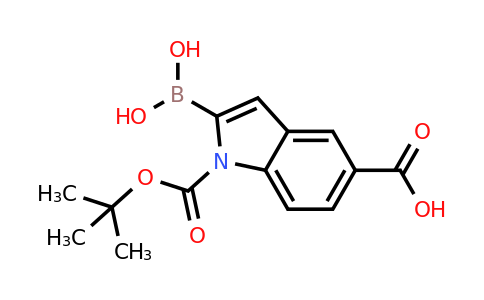 CAS 913388-58-6 | 2-borono-1H-Indole-1,5-dicarboxylic acid-1-(1,1-dimethylethyl) ester