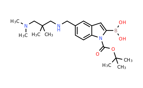 CAS 913388-72-4 | [1-tert-butoxycarbonyl-5-[[[3-(dimethylamino)-2,2-dimethyl-propyl]amino]methyl]indol-2-yl]boronic acid
