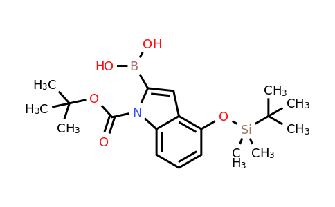 CAS 913388-78-0 | [1-tert-butoxycarbonyl-4-[tert-butyl(dimethyl)silyl]oxy-indol-2-yl]boronic acid