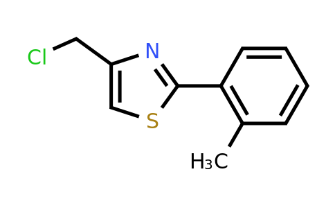 CAS 91349-33-6 | 4-(Chloromethyl)-2-(2-methylphenyl)-1,3-thiazole