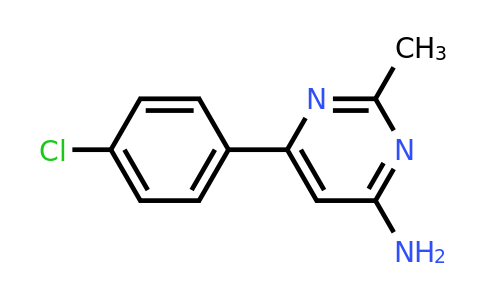 CAS 91349-35-8 | 6-(4-Chlorophenyl)-2-methylpyrimidin-4-amine
