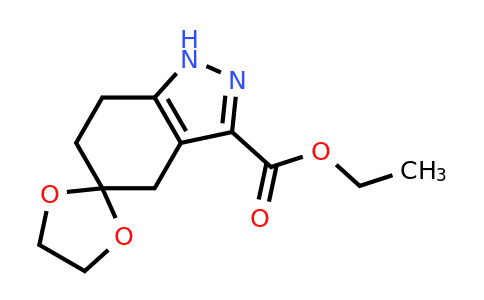 CAS 913558-29-9 | ethyl spiro[1,3-dioxolane-2,5'-1,4,6,7-tetrahydroindazole]-3'-carboxylate