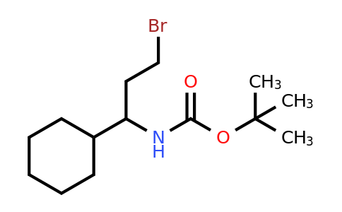 CAS 913642-92-9 | Tert-butyl 3-bromo-1-cyclohexylpropylcarbamate