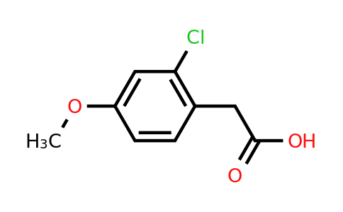 CAS 91367-09-8 | 2-(2-chloro-4-methoxyphenyl)acetic acid