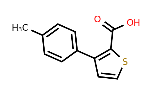 CAS 91368-47-7 | 3-(4-methylphenyl)thiophene-2-carboxylic acid