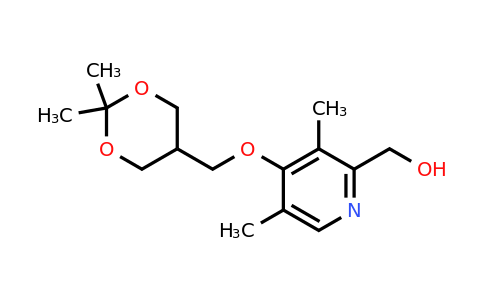 CAS 913694-51-6 | {4-[(2,2-dimethyl-1,3-dioxan-5-yl)methoxy]-3,5-dimethylpyridin-2-yl}methanol