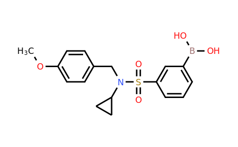 CAS 913836-07-4 | (3-(N-Cyclopropyl-N-(4-methoxybenzyl)sulfamoyl)phenyl)boronic acid