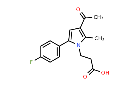 CAS 913837-60-2 | 3-(3-Acetyl-5-(4-fluorophenyl)-2-methyl-1H-pyrrol-1-yl)propanoic acid