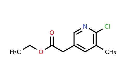 CAS 913839-53-9 | Ethyl (6-chloro-5-methylpyridin-3-YL)acetate
