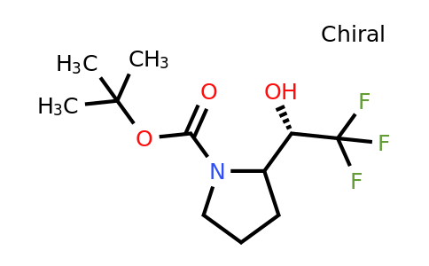 CAS 913979-68-7 | tert-Butyl 2-((S)-2,2,2-trifluoro-1-hydroxyethyl)pyrrolidine-1-carboxylate