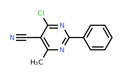 CAS 914074-37-6 | 4-Chloro-6-methyl-2-phenylpyrimidine-5-carbonitrile