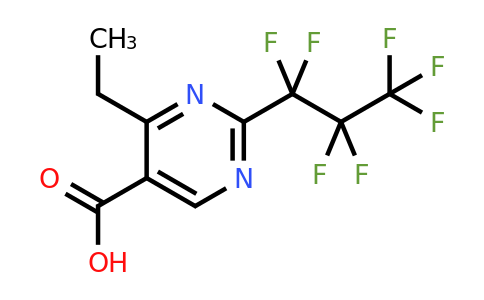 CAS 914201-17-5 | 4-Ethyl-2-(perfluoropropyl)pyrimidine-5-carboxylic acid