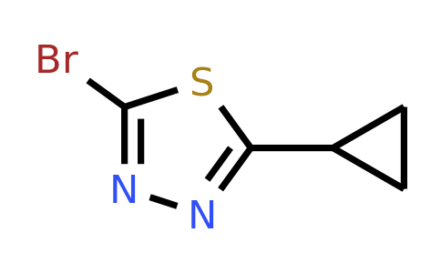 CAS 914206-51-2 | 2-bromo-5-cyclopropyl-1,3,4-thiadiazole