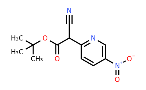 CAS 914223-27-1 | Tert-butyl 2-cyano-2-(5-nitropyridin-2-YL)acetate
