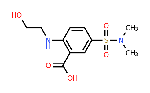 CAS 91431-32-2 | 5-(dimethylsulfamoyl)-2-[(2-hydroxyethyl)amino]benzoic acid