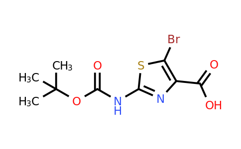 CAS 914347-09-4 | 5-Bromo-2-((tert-butoxycarbonyl)amino)thiazole-4-carboxylic acid