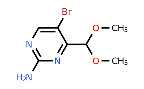 CAS 914347-52-7 | 5-Bromo-4-(dimethoxymethyl)pyrimidin-2-amine