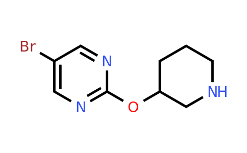 CAS 914347-73-2 | 5-Bromo-2-(piperidin-3-yloxy)pyrimidine