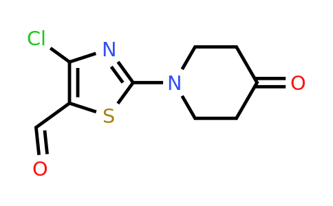 CAS 914348-62-2 | 4-Chloro-2-(4-oxopiperidin-1-yl)thiazole-5-carbaldehyde