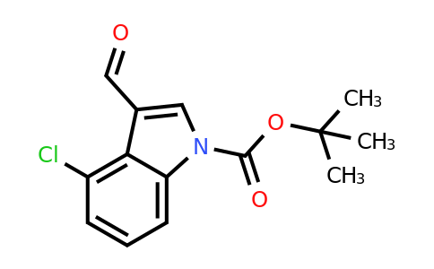 CAS 914349-00-1 | tert-Butyl 4-chloro-3-formyl-1H-indole-1-carboxylate