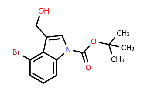 CAS 914349-05-6 | tert-Butyl 4-bromo-3-(hydroxymethyl)-1H-indole-1-carboxylate