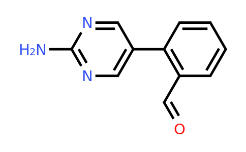 CAS 914349-52-3 | 2-(2-Aminopyrimidin-5-yl)benzaldehyde