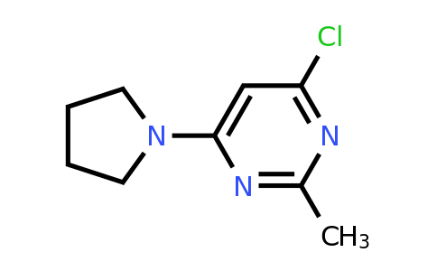 CAS 914349-69-2 | 4-Chloro-2-methyl-6-pyrrolidin-1-yl-pyrimidine