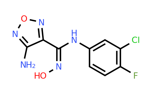 CAS 914471-09-3 | 4-Amino-N-(3-chloro-4-fluorophenyl)-N'-hydroxy-1,2,5-oxadiazole-3-carboxamidine