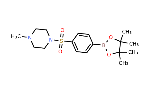 CAS 914610-39-2 | 4-(4-Methylpiperazin-1-ylsulfonyl)phenylboronic acid pinacol ester
