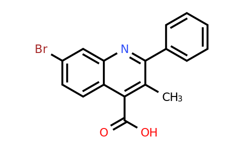 CAS 914654-51-6 | 7-Bromo-3-methyl-2-phenylquinoline-4-carboxylic acid