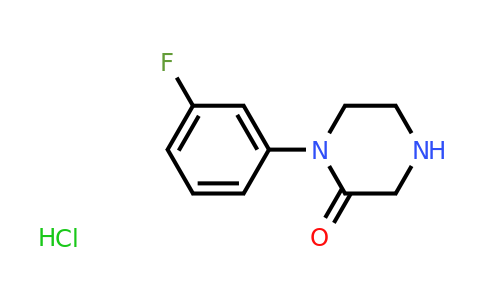 CAS 914654-87-8 | 1-(3-fluorophenyl)piperazin-2-one hydrochloride