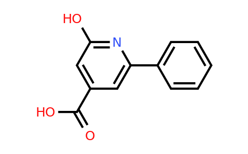 CAS 91493-43-5 | 2-Hydroxy-6-phenylisonicotinic acid