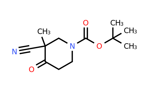 CAS 914988-11-7 | tert-butyl 3-cyano-3-methyl-4-oxopiperidine-1-carboxylate