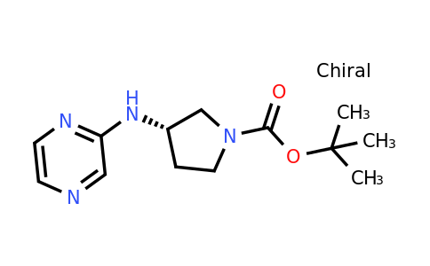 CAS 915002-35-6 | (S)-tert-Butyl 3-(pyrazin-2-ylamino)pyrrolidine-1-carboxylate