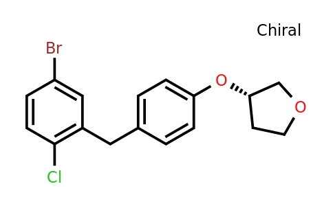 CAS 915095-89-5 | (3S)-3-{4-[(5-bromo-2-chlorophenyl)methyl]phenoxy}oxolane