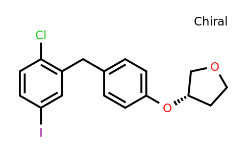 CAS 915095-94-2 | (3S)-3-{4-[(2-chloro-5-iodophenyl)methyl]phenoxy}oxolane
