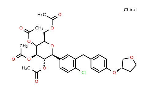CAS 915095-99-7 | [(2R,3R,4R,5S,6S)-3,4,5-tris(acetyloxy)-6-[4-chloro-3-({4-[(3S)-oxolan-3-yloxy]phenyl}methyl)phenyl]oxan-2-yl]methyl acetate