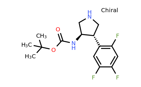 CAS 915100-83-3 | tert-butyl N-[(3R,4S)-4-(2,4,5-trifluorophenyl)pyrrolidin-3-yl]carbamate